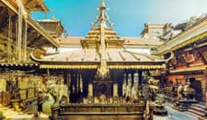 Visit Golden Temple (Hiranya Varna Mahavihar) tour package by NAMO Nepal Trip, featuring the ancient Buddhist monastery and its golden architecture in Patan.