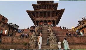 Nyatapola Temple tour package by NAMO Nepal Trip, showcasing the magnificent five-story pagoda and cultural heritage of Bhaktapur.