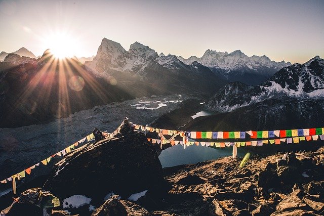 gokyo ri, everest region, lakes, everest, glacier, mountain, nepal, reflection, trekking, peak, trek, valley, snow, travel, everest, nepal, nature, nepal, nepal, nepal, nepal